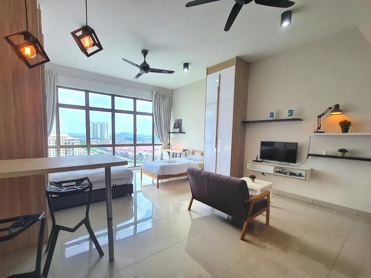 Small Family 3 Pax Studio High Floor Palazio Apartment Taman Mount Austin By Gdragon Homestay Джохор-Бару 0*,